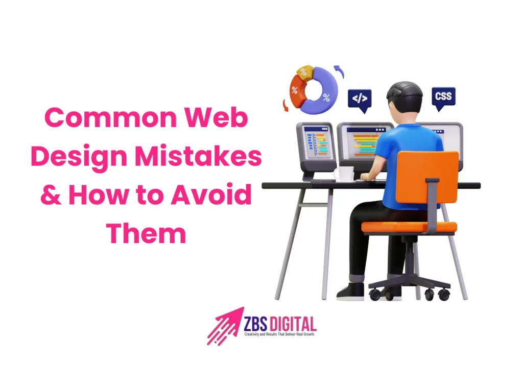 common web design mistakes