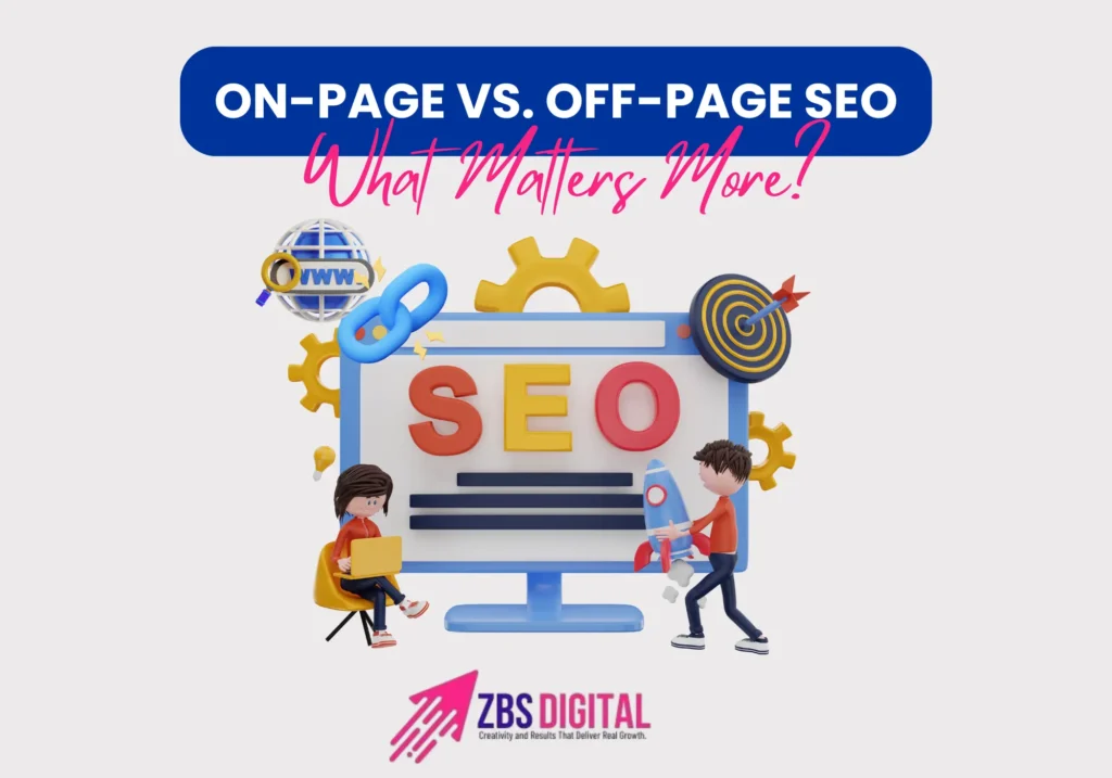 On-page SEO vs off-page SEO